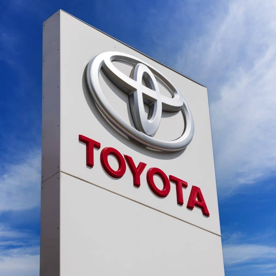 Toyota Logo Dealership Sign