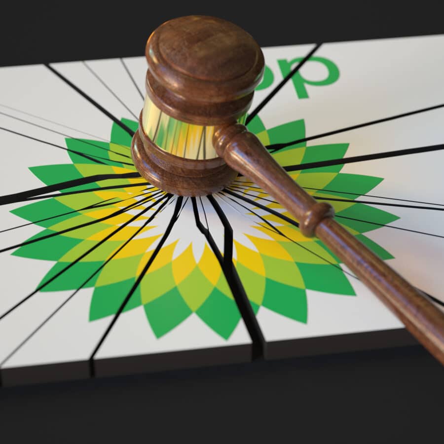 Gavel Shattering BP Logo