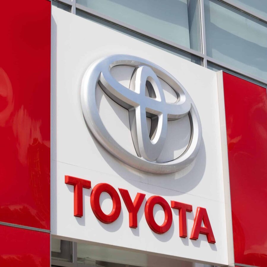 Toyota Logo on Building