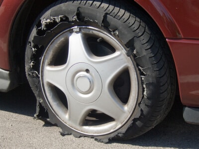 tire blowout