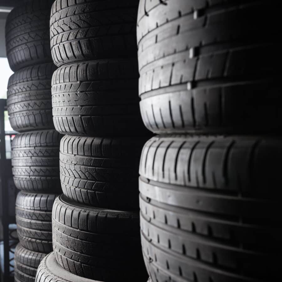 Truck Tire Stacks