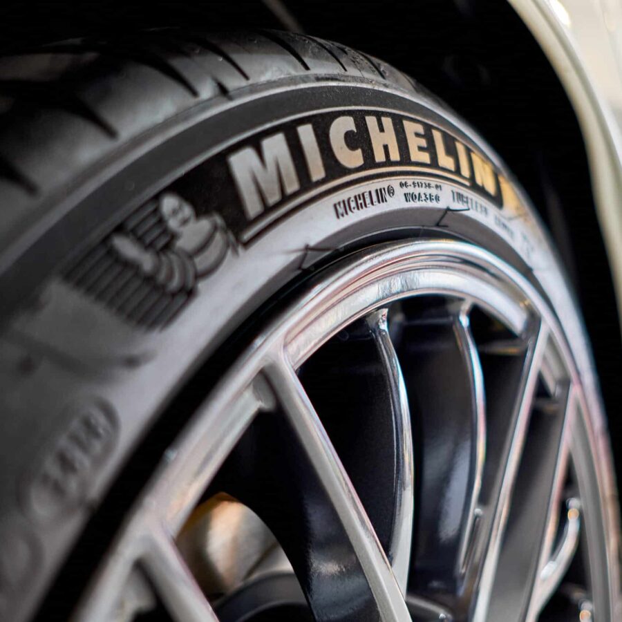 Michelin Logo on Tire