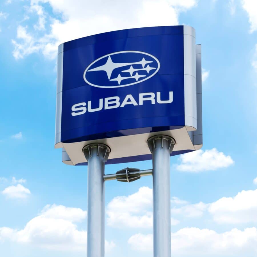 Subaru Dealership Sign