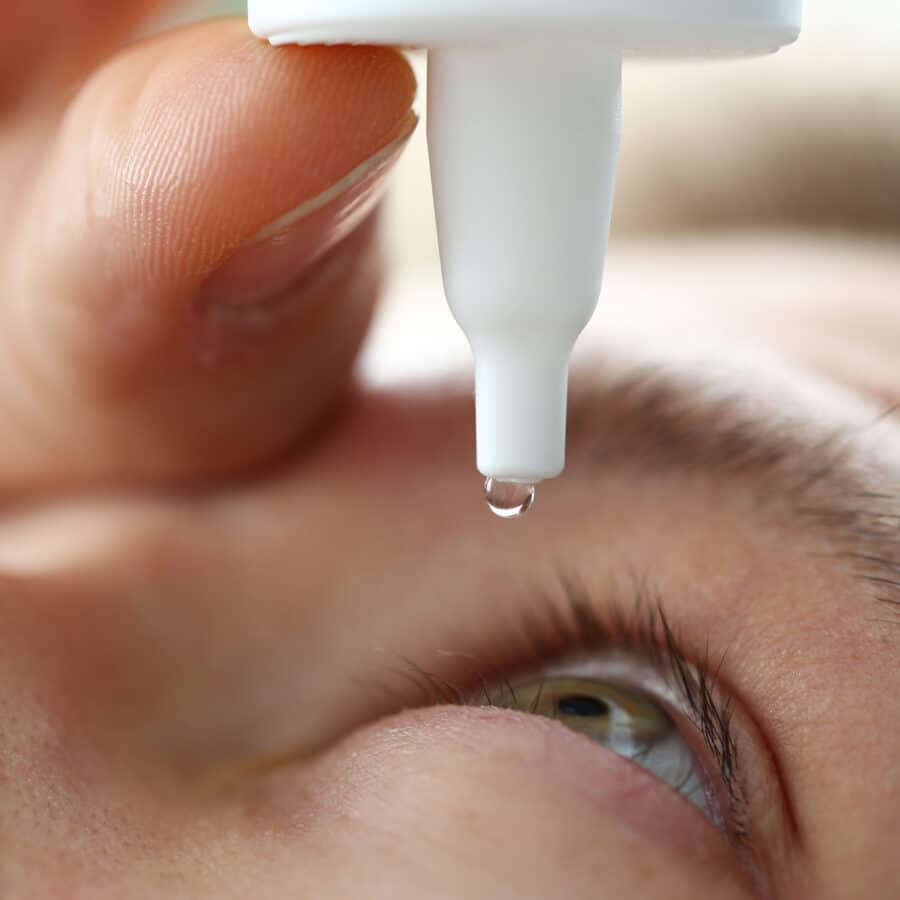 Using Eyedrops