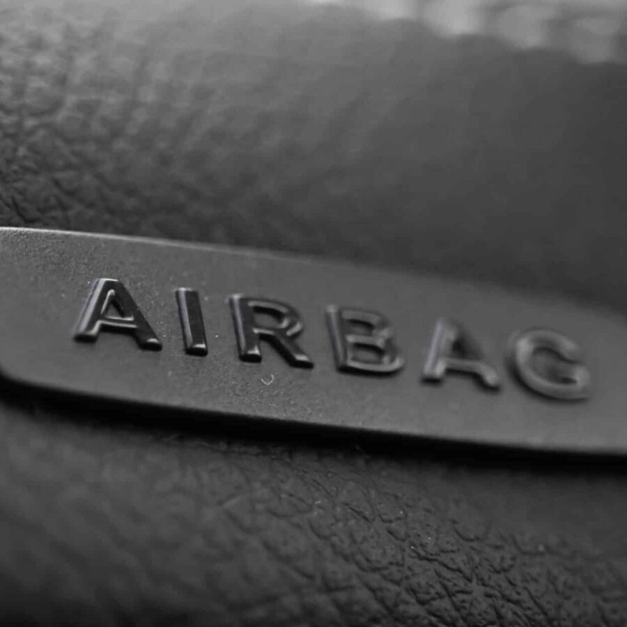 Car Interior Airbag Sign