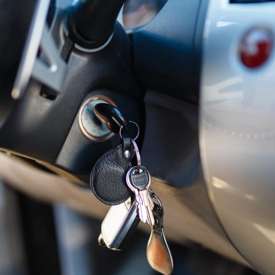 Car Keys in Ignition