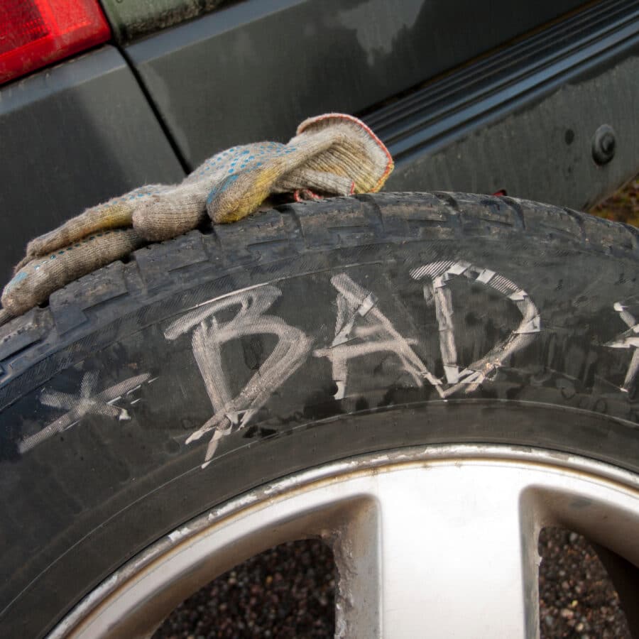Tire Marked as Bad
