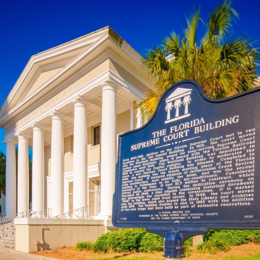 Florida Supreme Court Sign