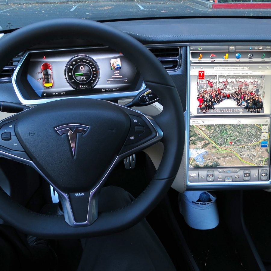 Tesla Model S Digital Panels Autonomous Vehicles Driverless Cars NHTSAs Autonomous Car Guidelines