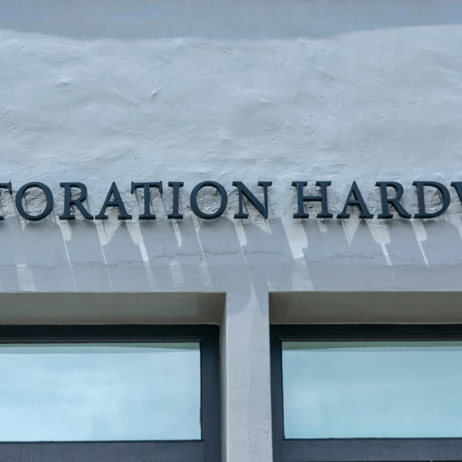 Restoration Hardware Sign