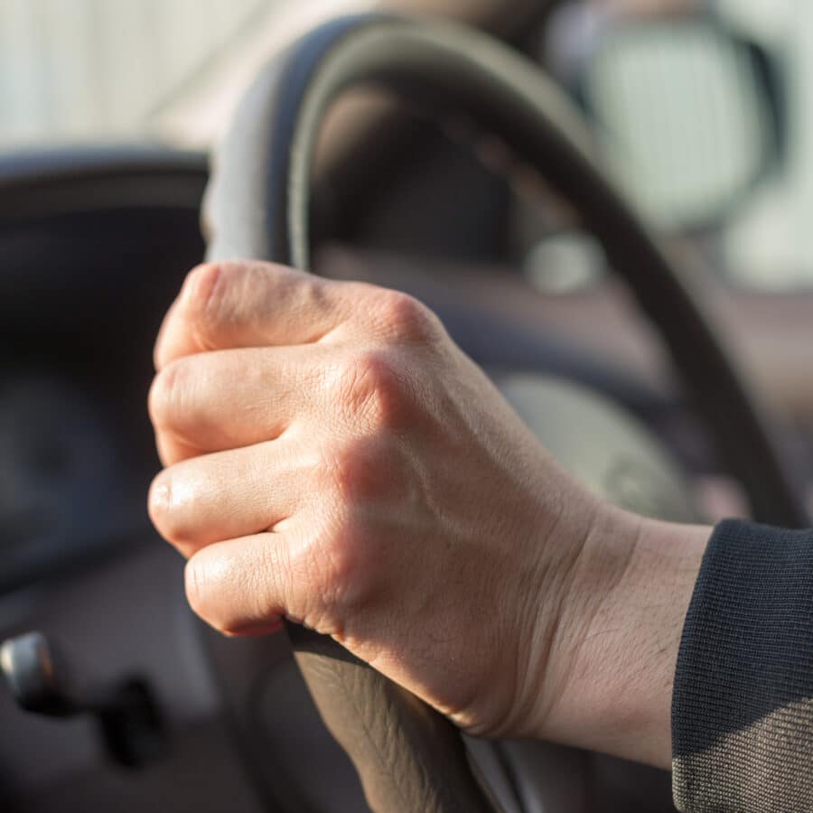 Hands on Steering Wheel