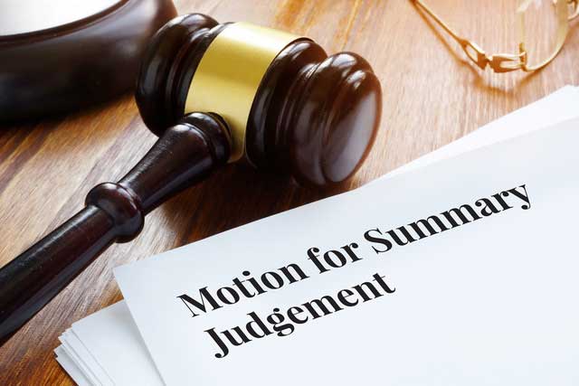 Appeals and Litigation Support 1 summary judgement jury trial