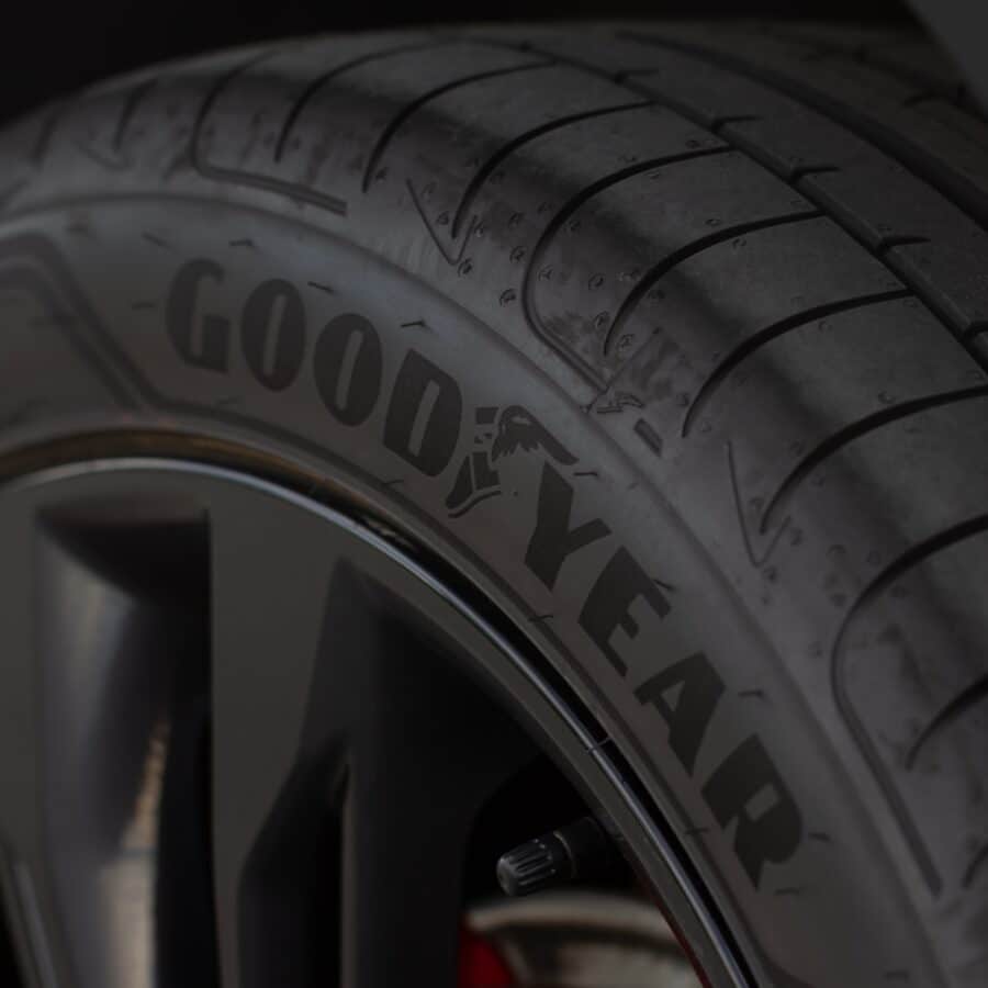 Goodyear Logo on Tire