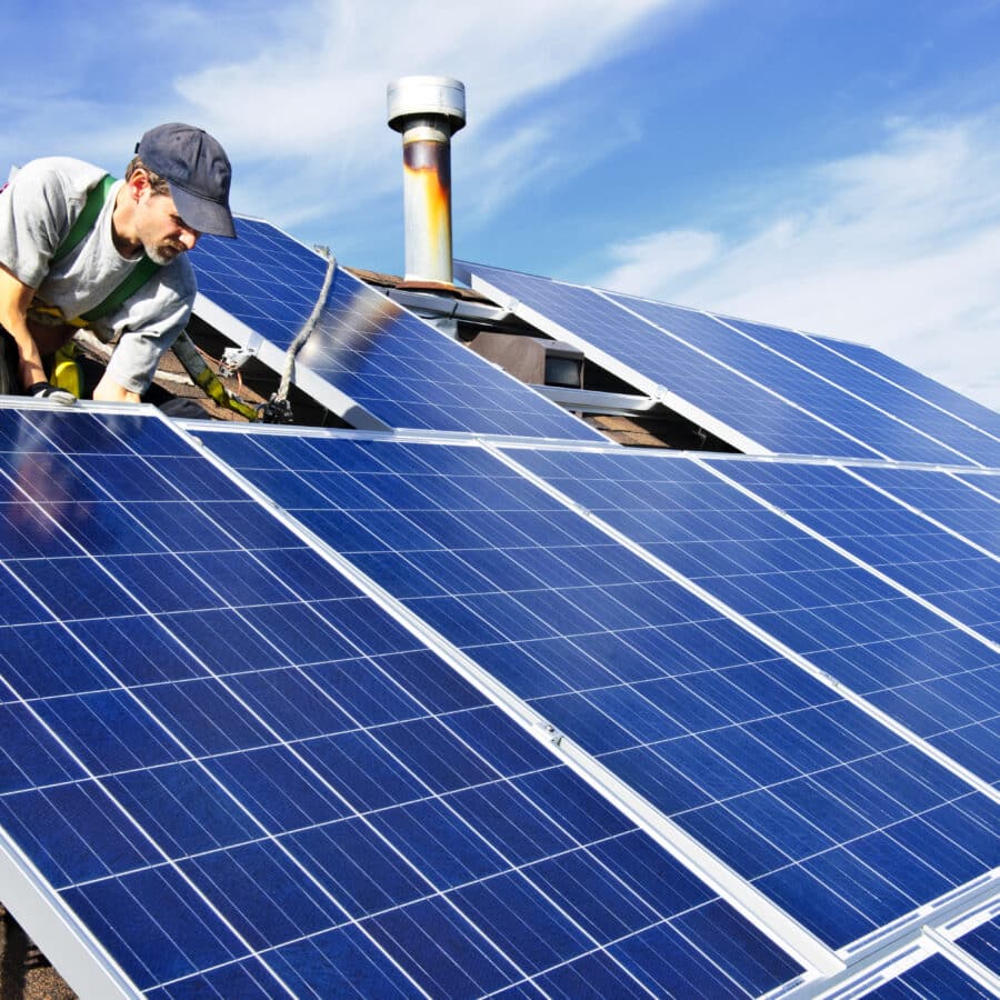 Solar Panel Installation Shutterstock photo
