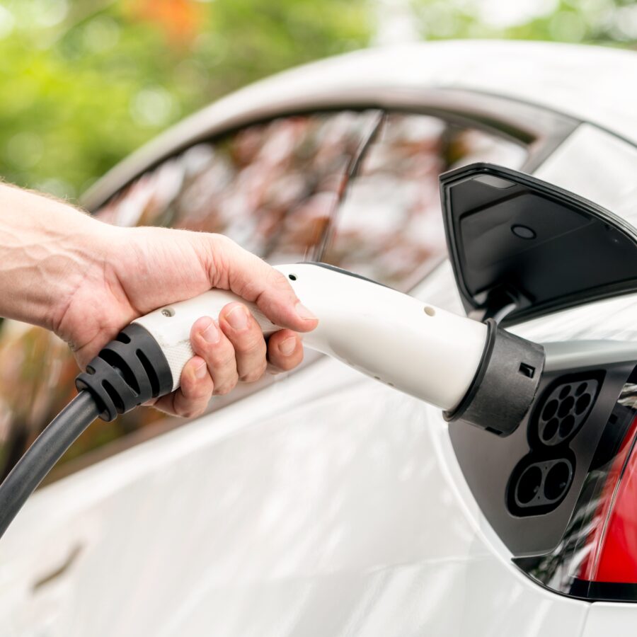 Charging Electric Car